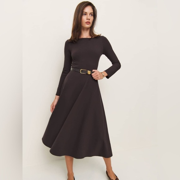Reformation Wiley Knit Dress Small B2766 - Picture 1 of 7